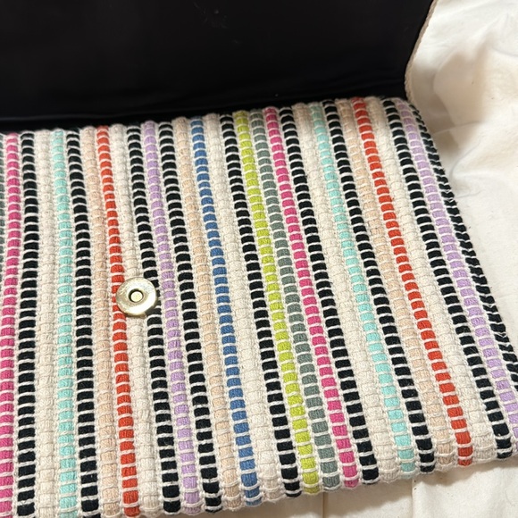 Stella & Dot Multi-Color Fringe Clutch - Picture 11 of 12